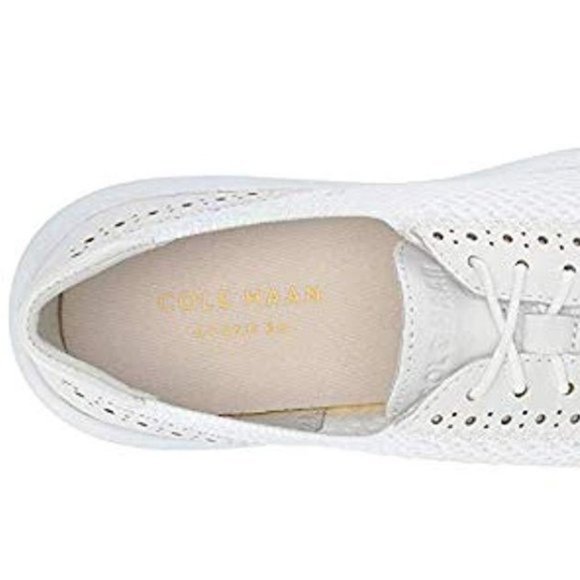 Cole Haan Ella2 Grand Knit Oxford 7 White Knit NIB New! Tennis Walking Casual - Picture 4 of 4